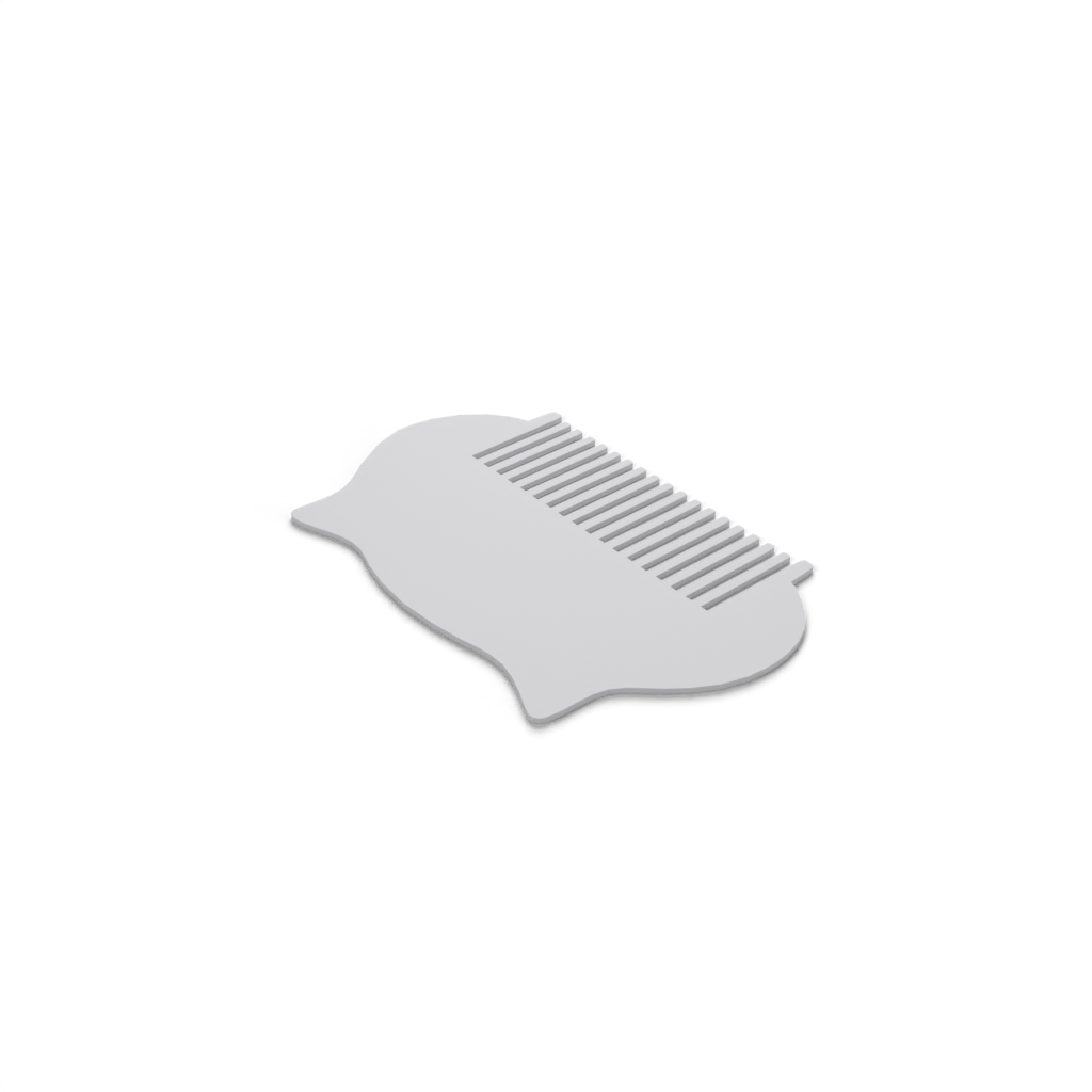 Simple Cat Comb shape view 2